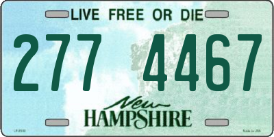 NH license plate 2774467
