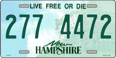 NH license plate 2774472