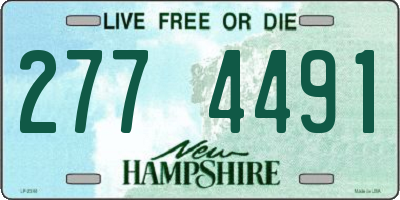 NH license plate 2774491