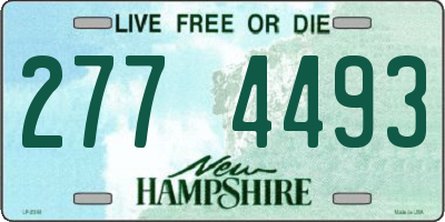 NH license plate 2774493