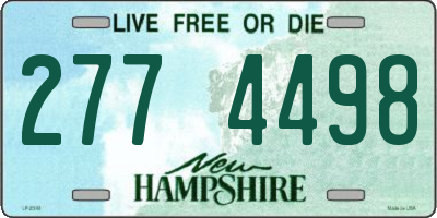NH license plate 2774498
