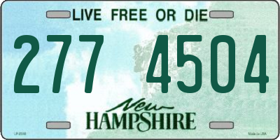 NH license plate 2774504
