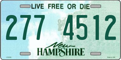 NH license plate 2774512