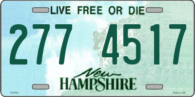 NH license plate 2774517