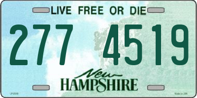 NH license plate 2774519