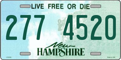 NH license plate 2774520