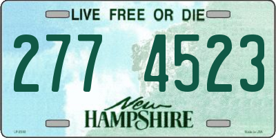 NH license plate 2774523