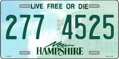 NH license plate 2774525