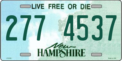 NH license plate 2774537