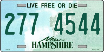 NH license plate 2774544