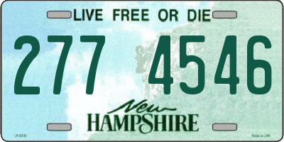 NH license plate 2774546