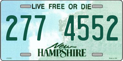 NH license plate 2774552