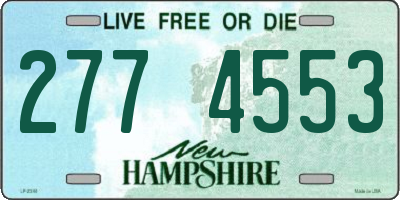 NH license plate 2774553