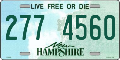 NH license plate 2774560