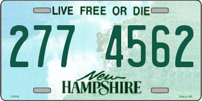 NH license plate 2774562