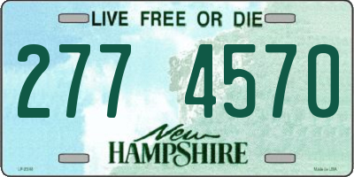 NH license plate 2774570