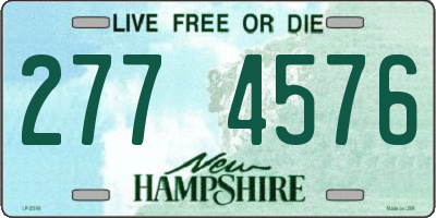 NH license plate 2774576