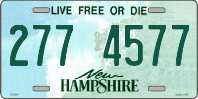 NH license plate 2774577