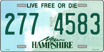 NH license plate 2774583