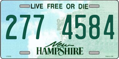 NH license plate 2774584