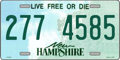 NH license plate 2774585