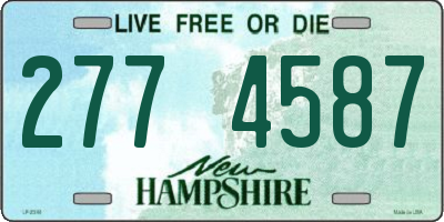 NH license plate 2774587