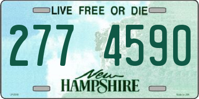 NH license plate 2774590