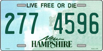 NH license plate 2774596
