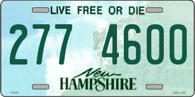 NH license plate 2774600