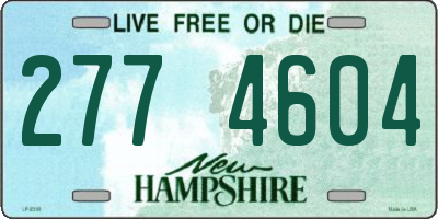 NH license plate 2774604