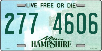 NH license plate 2774606
