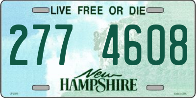 NH license plate 2774608