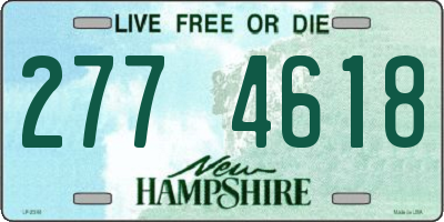 NH license plate 2774618