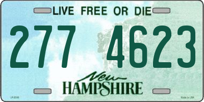 NH license plate 2774623