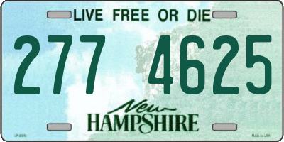 NH license plate 2774625