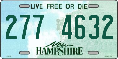 NH license plate 2774632