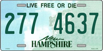 NH license plate 2774637