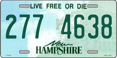 NH license plate 2774638