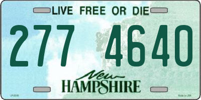 NH license plate 2774640