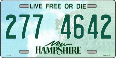 NH license plate 2774642