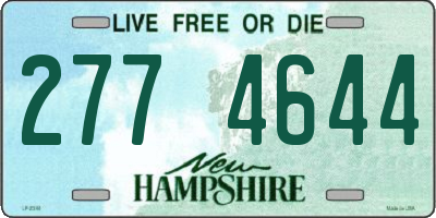 NH license plate 2774644