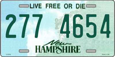 NH license plate 2774654