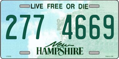NH license plate 2774669