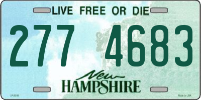 NH license plate 2774683