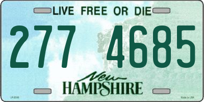 NH license plate 2774685