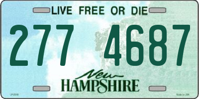 NH license plate 2774687