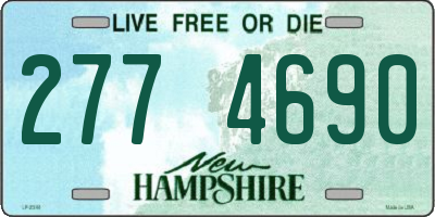 NH license plate 2774690