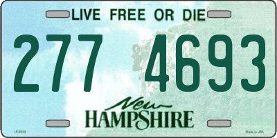 NH license plate 2774693