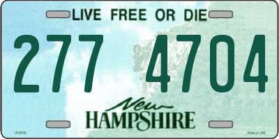 NH license plate 2774704