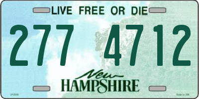NH license plate 2774712